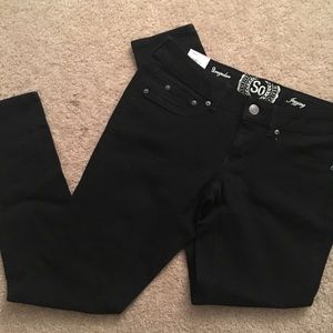 Black jeggings